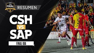 Resumen Final Ida Herediano 12 Saprissa  Apertura 2023 [upl. by Nibur]