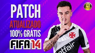 PATCH FIFA 14 ATUALIZADO TEMPORADA 25 COM FACES E UNIFORMES E TRANSFERÊNCIAS  FIFA 14 PC FRACO [upl. by Alegre]