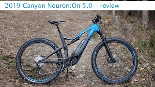 2019 Canyon NeuronOn 50 review  eMTB Videos [upl. by Drescher655]