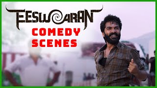 Eeswaran Tamil Movie  Comedy scenes Compilation  Silambarasan TR  Niddhi Agerwal [upl. by Saitam593]