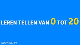 Leren Tellen van 0 tot 20 in het Nederlands [upl. by Breeze]