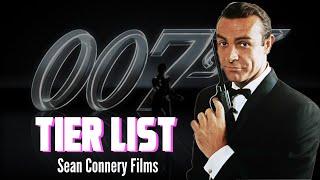 James Bond 007 Tier List  Sean Connery Films Ranked [upl. by Eadie]