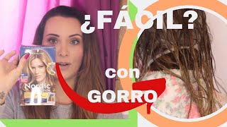 🧖‍♀️Cómo HACERTE MECHAS BABYLIGHTS en CASA 🏠 y con GORRO 👉 Resultado MELTING 2021 [upl. by Ignaz]