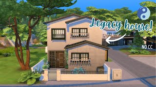 MINIMAL JAPAN TOWN HOUSE  building a starter for my legacy family in Mt Komorebi  Sims 4 no CC [upl. by Nigem]