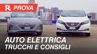 Auto elettrica Ecco tutto quello che cè da sapere La prova di Nissan Leaf e Hyundai Ioniq [upl. by Tnarud293]