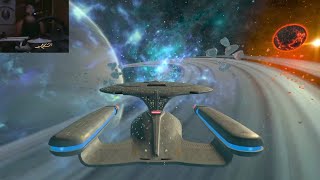 Defend Fleet Mission  USS Enterprise NCC1701D  Full Crew  Star Trek Bridge Crew  Red Squadron [upl. by Akimahs]