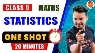 Statistics in One Shot in 20 minutes  Class 9 Maths  CBSE 2024 Board Final Exam [upl. by Alaham]