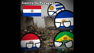 Todas As Guerras Que o Brasil Participou countryball geografia brasil edit animation [upl. by Clere]