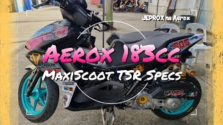 Aerox 183cc MaxiScoot TSR Specs Racebike [upl. by Phyl]