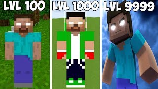 ⚠️ ÇILGIN HEROBRİNE SEVİYELERİ  Minecraft ⚠️ [upl. by Nidraj]