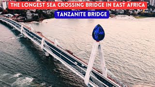 The Tanzanite Bridge Witness the Majestic Beauty of East Africas Longest Sea Crossing Bridge [upl. by Nauaj]