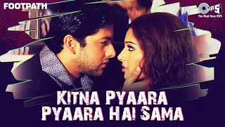 Kitna Pyaara Pyaara Hai Sama  Video Song  Footpath  Aftab amp Bipasha Basu  Alka Yagnik amp Abhijeet [upl. by Terryn]