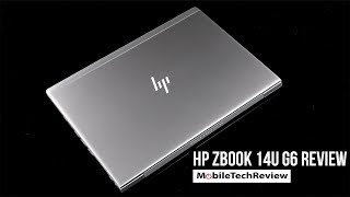 HP ZBook 14u G6 Review  Worlds Thinnest 14quot Mobile Workstation [upl. by Chrotoem]