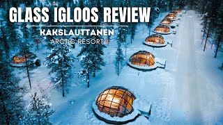 MAGICAL amp WONDERFUL GLASS IGLOO 5⭐ Hotel Kakslauttanen Arctic Resort Review 4K [upl. by Ytinav]