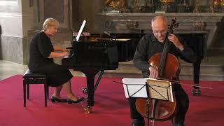 Piazzolla Oblivion Pukánszky Béla  cello Dombiné Kemény Erzsébet  piano Pyrkerianum 20 06 2019 [upl. by Larimore]