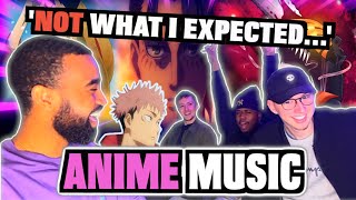 Non Anime Fans react to ANIME OPENINGS and ENDINGS for the FIRST TIME [upl. by Acirat]