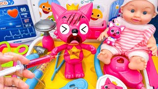 75 Minutes Satisfying with Unboxing Cute Pinkfong Doctor First Aid Toys Ambulance Playset  ASMR [upl. by Caves]