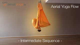 Aerial Yoga Flow  Intermediate Sequence  Jost Blomeyer [upl. by Cadel]