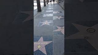 Walk of fame Hollywood Los Angeles B [upl. by Bond]