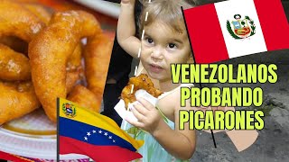 🇻🇪🇵🇪VENEZOLANOS PROBANDO PICARONES EN CHIFAREYFUSION COMIDA PERUANA 🇵🇪 EN 🇻🇪 peru peruzolanos [upl. by Alekram]