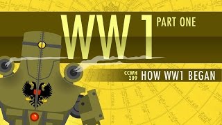 How World War I Started Crash Course World History 209 [upl. by Owiat]