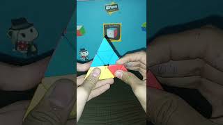 How to solve last layer case of Pyraminx rubikscube f2lcuber shorts viral [upl. by Ruskin]