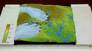 Modeling water flow with Tangible Landscape [upl. by Ardnoid826]