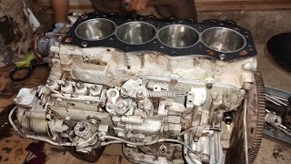 4 Cylinder Engine Repairing  how to mazada engine rebuild [upl. by Maggy]