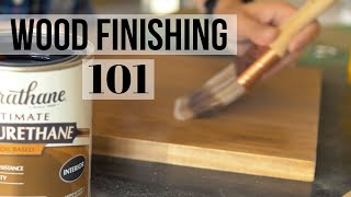 Finishing School 101 The Basics of Finishing Wood [upl. by Lednyc356]