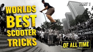 WORLDS BEST SCOOTER TRICKS  Part 1 [upl. by Walcoff]