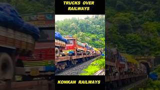 Indian Railway VS Indian truck viralvideo indiabrailway trendingshorts hindivlog newvideo [upl. by Anomis]