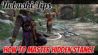 Nobushi Hidden Stance Nobushi Tips and Tricks [upl. by Drahcir704]