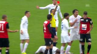 Brutal Foul from Aaraus Sandro Wieser on Yapi Yapo [upl. by Starling465]