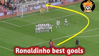 ronaldinho top 10 goals  ronaldinho best goals  ronaldinho top skills that shocked the world [upl. by Malas519]