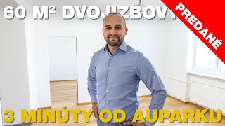 DVOJIZBOVÝ BYT 60 M2 TRI MINÚTY OD AUPARKU [upl. by Armilda]