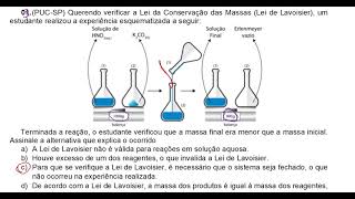 ATIVIDADES DE REVISÃƒO LEIS PONDERAIS E BALANCEAMENTO PELO MÃ‰TODO DAS TENTATIVAS [upl. by Hcurab]