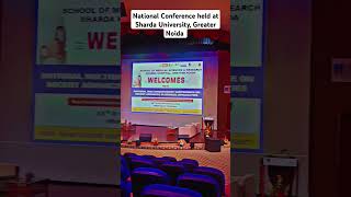 National Conference held at Sharda University Greater Noida medico shorts [upl. by Gnemgnok314]