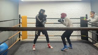 Middleweight vs Heavyweight Boxing Sparring Match [upl. by Carita825]