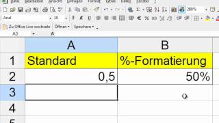 Excel Prozentrechnung [upl. by Aihtela]