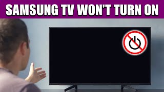 Samsung TV Wont Turn On Troubleshooting Steps to Fix Your TV [upl. by Banerjee178]