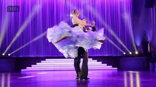 Andrea Ghigiarelli  Sara Ghigiarelli ITA  Welttanz Gala BadenBaden 2018  Slow Foxtrot Show [upl. by Adamo]