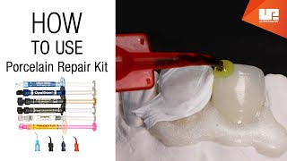 How to Use Ultradent™ Porcelain Repair Kit  StepbyStep [upl. by Mackoff]