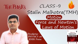 Motion amp Force and NLM  CLASS 9  TMHStalin Malhotra  e Foundation [upl. by Anavoig]