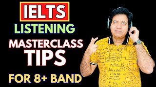 IELTS Listening Masterclass Tips For 8 BAND By Asad Yaqub [upl. by Anuala]