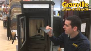 Ravelli Pellet Stove flame trap installation [upl. by Retsek]