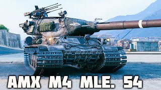 AMX M4 mle 54 WoT – 6Kills 99K Damage [upl. by Toolis]