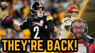 Steelers Have a New QB Playoff Hopes Are Alive [upl. by Laresa]