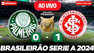 PALMEIRAS E DERROTADO PELO INTER EM CASA AO VIVO NO PES 21 GAMEPLAY [upl. by Corder]