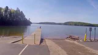 Lake James NC  Main Boat Dock  Highway 126 [upl. by Icyaj767]