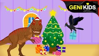 Merry DinoMas Carol 2 I Wish You a Merry Dinomas  Dinosaur Xmas World ★Geni Christmas [upl. by Jarita66]